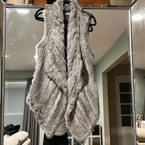 Bagatelle Genuine Rabbit Fur Vest